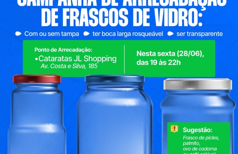 Doe Frascos de Vidro e Ajude o Banco de Leite Humano de Foz do Iguaçu! 🍼💖