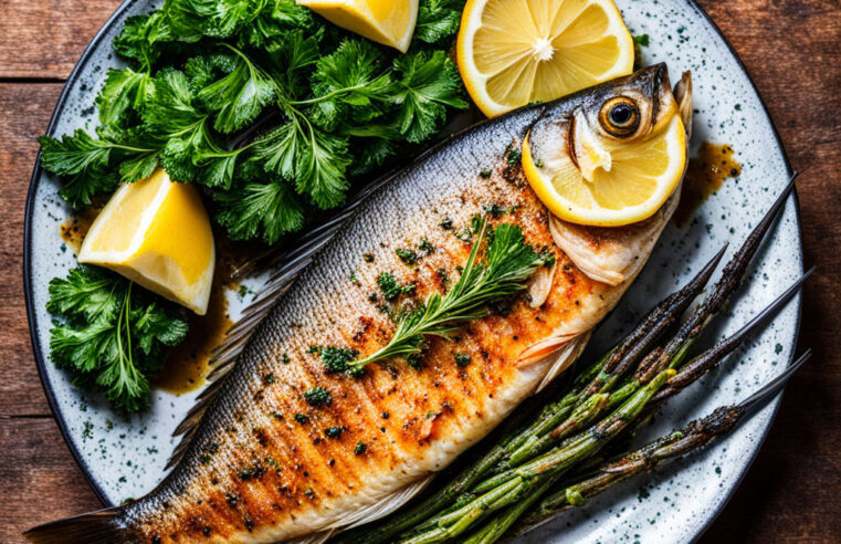 Receita de Peixe Grelhado com Brócolis no Vapor 🐟 | Saudável e Saboroso!