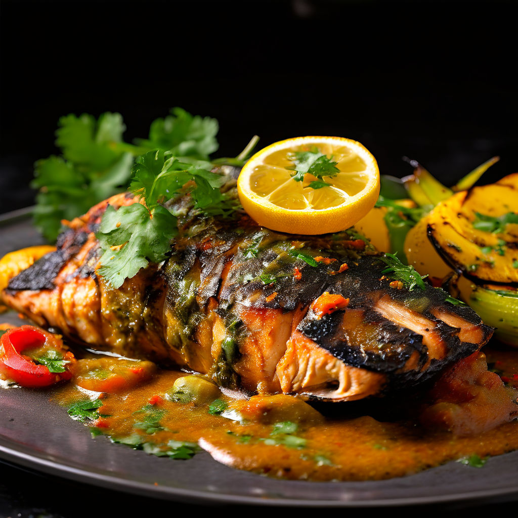 🌾 Receita de Salmão Grelhado com Molho de Laranja e Alho-Poró: Sabor Sofisticado! 😋