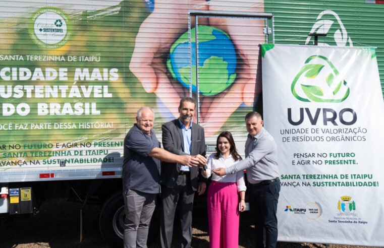 Itaipu investe em sustentabilidade com entrega de equipamentos na UVRO 🌱🚛