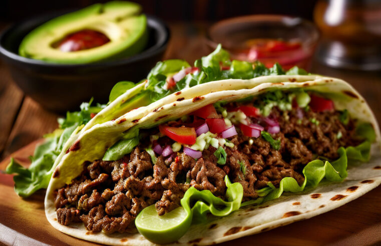 🥑 Receita de Tacos de Alface com Carne Moída e Guacamole: Delícia Saudável! 😋