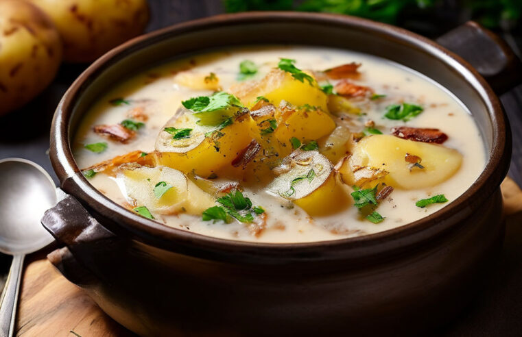 🥔 Receita de Sopa de Batata com Alho-Poró: Sabor Reconfortante! 😋