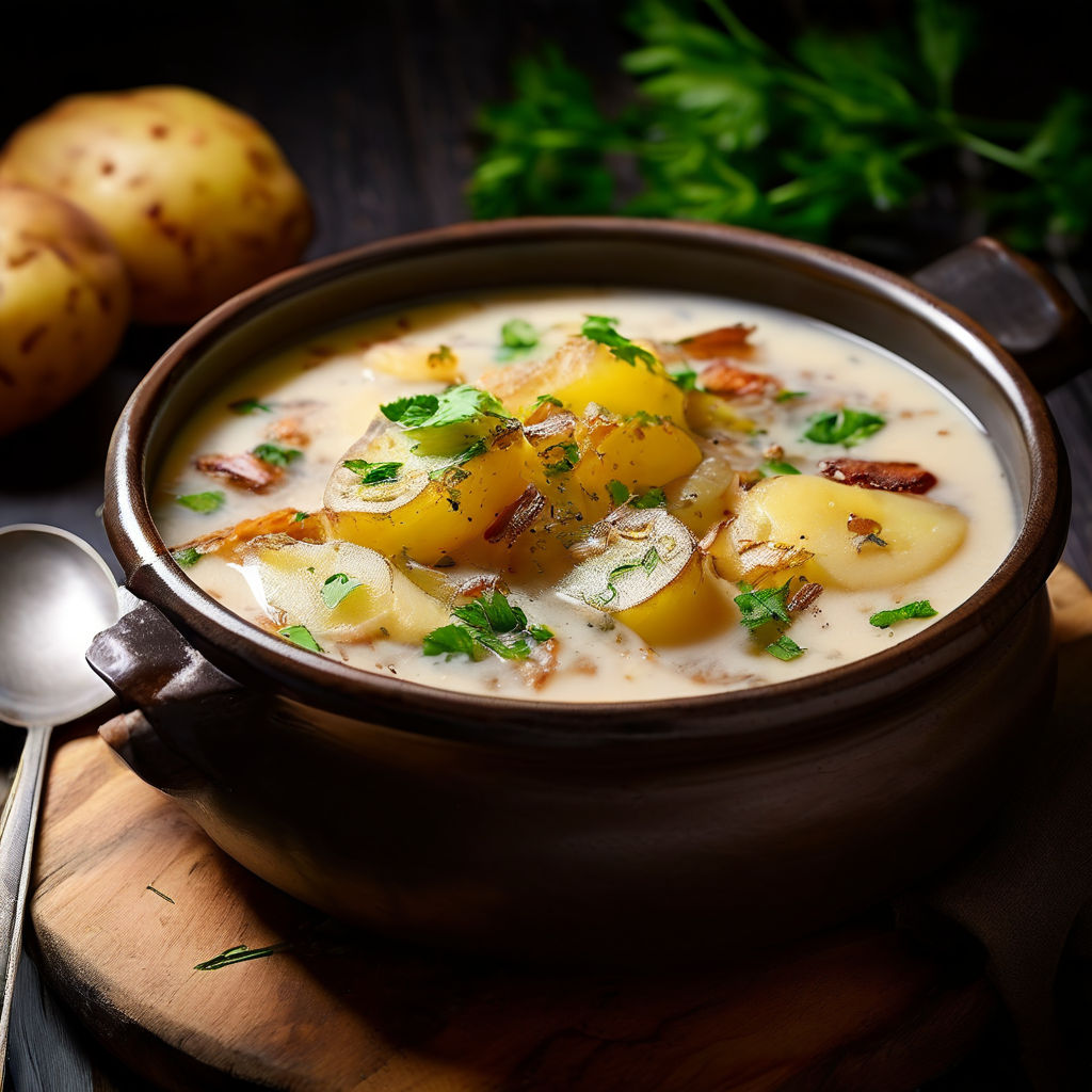 🥔 Receita de Sopa de Batata com Alho-Poró: Sabor Reconfortante! 😋