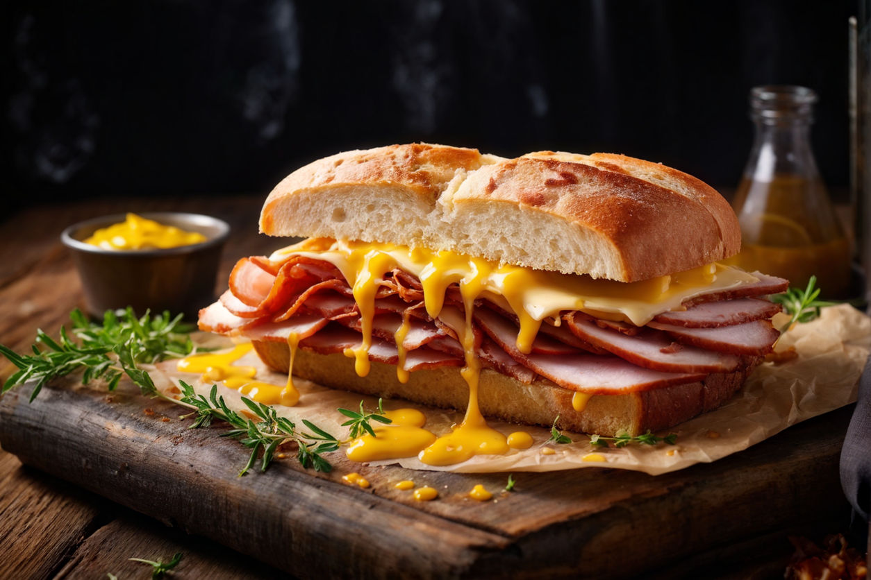 Sanduíche de Peito de Peru e Queijo 🥪 | Opção Saudável e Saborosa!