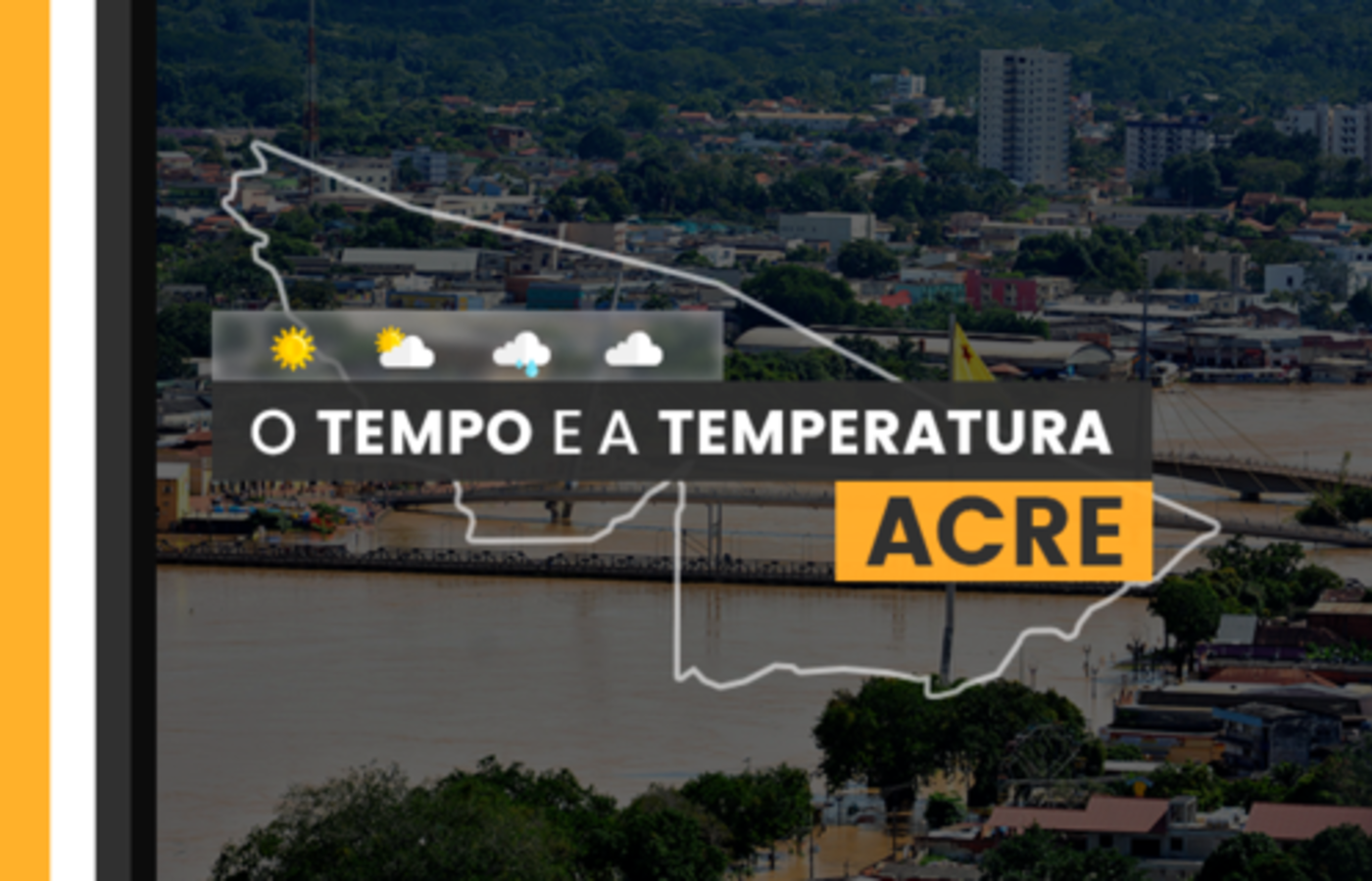 Previsão do Tempo no Acre: Cidades com Máximas de 39°C e Tempo Encoberto nesta Quinta (19)