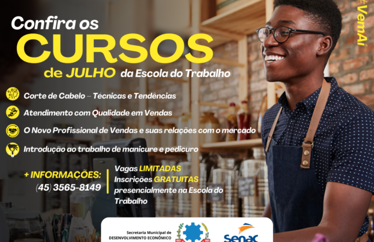 Cursos Gratuitos em São Miguel do Iguaçu: Corte de Cabelo, Manicure e Vendas! 💇‍♀️💅🛍️