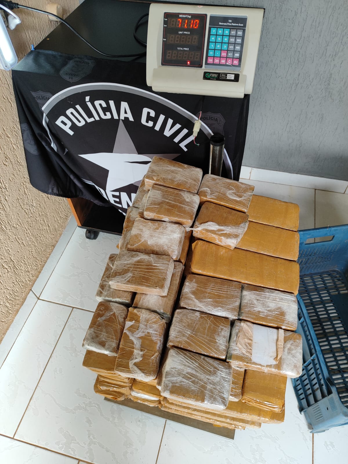 Operação Integrada da Polícia Civil e PRF Apreende 71 kg de Maconha e Recupera Veículo Roubado