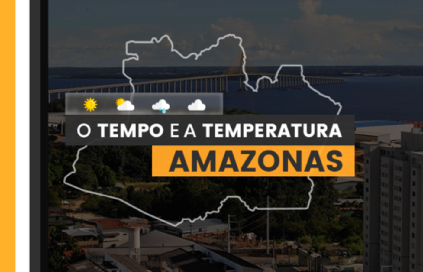 ⚠️ Alerta Inmet: Fortes Chuvas e Ventos no Norte e Centro do Amazonas nesta Quarta-feira! 🌧️💨