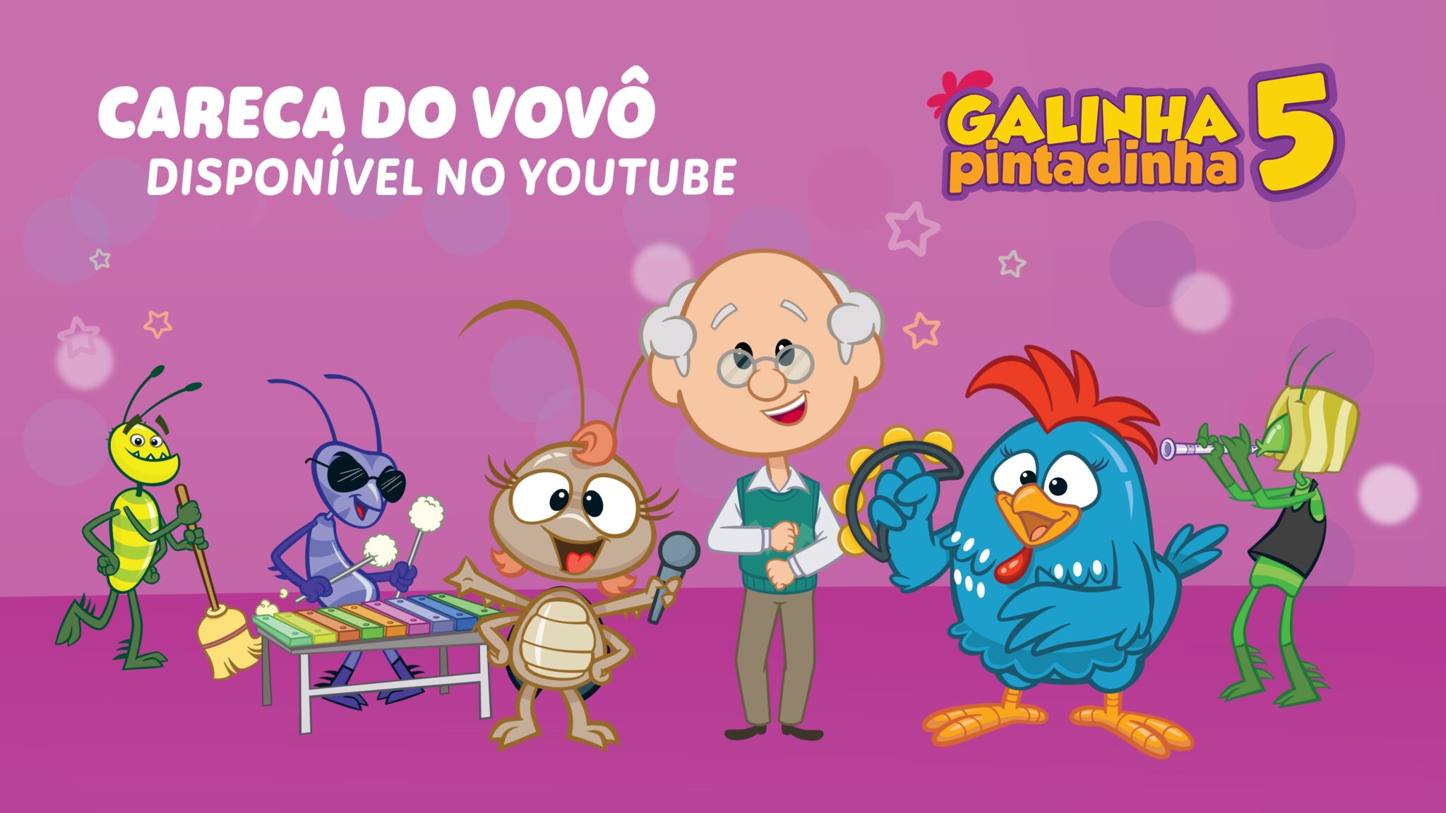 Galinha Pintadinha Lança Clipe Inédito “Careca do Vovô”! 🎉🐔