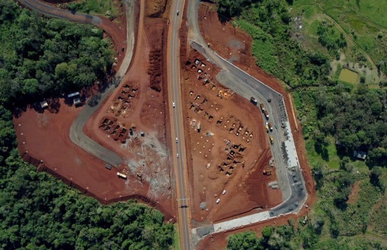 Execução da Perimetral Leste de Foz do Iguaçu Atinge 35,28% em Julho 🚧✨