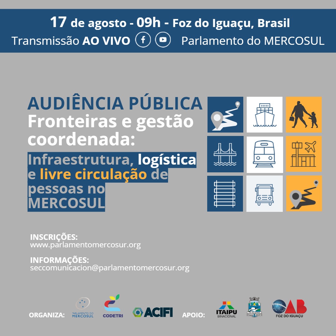 Foz do Iguaçu Recebe Sessão do Parlamento do MERCOSUL: O Que Esperar de 17 a 19 de Agosto 🚀🌍