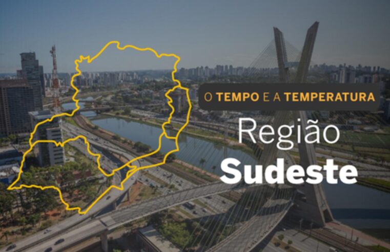 Previsão do Tempo no Sudeste: Sol em SP e MG, Nuvens no ES ☀️🌥️