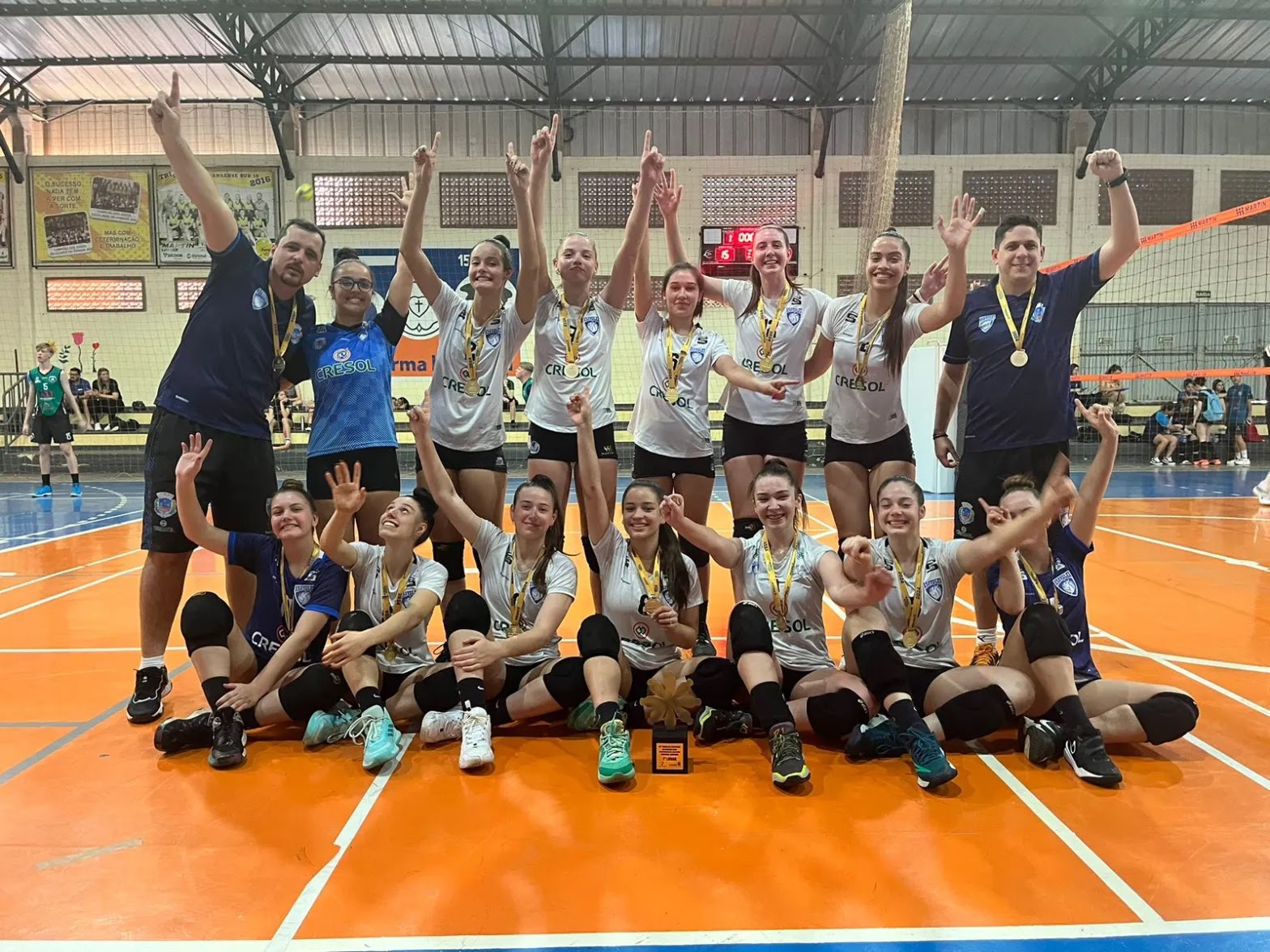 ASAVOLEI/SANTA HELENA Conquista Vaga na Final dos Jogos da Juventude do Paraná! 🏐✨