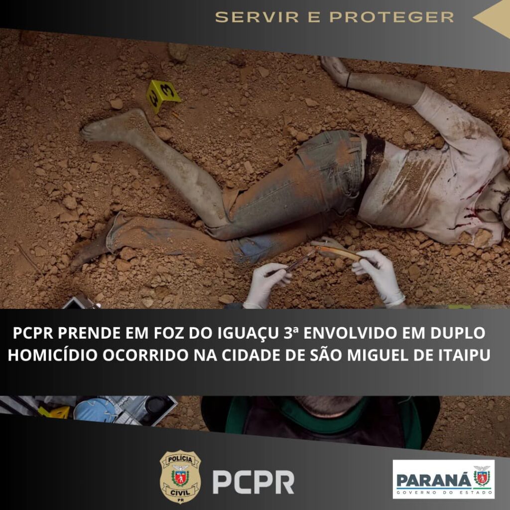 Na manhã desta quarta-feira (11/09), policiais civis do Grupo de Diligência Especiais (GDE), da 6ª SDP de Foz do Iguaçu, prenderam um homem de 35 anos