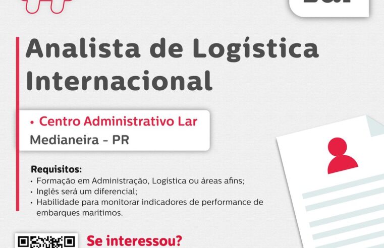 Vaga Urgente para Analista de Logística Internacional em Medianeira: Inscreva-se Já!