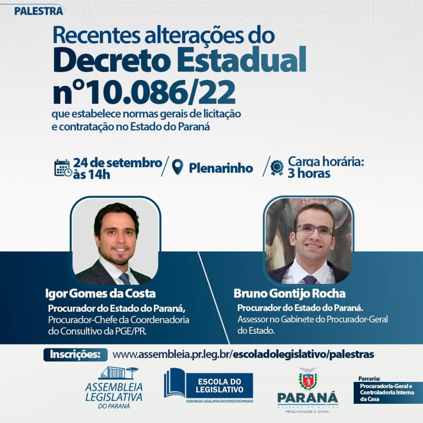 Atualizações na Lei de Licitações: Palestra revela mudanças cruciais no Decreto Estadual 10.086/2022!