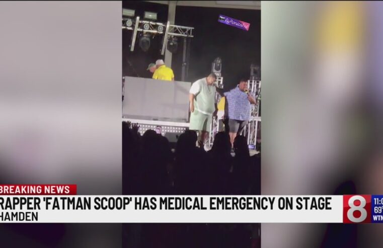 Fatman Scoop transportado para o hospital após passar por uma emergência médica no palco