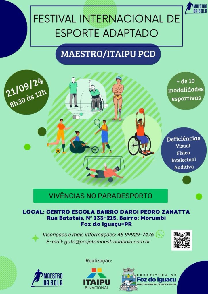 Festival Internacional de Esportes Adaptados para PcDs