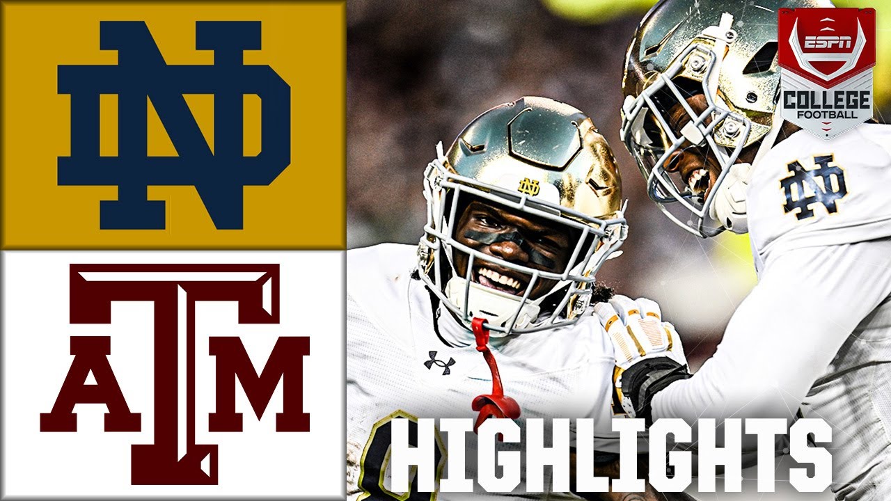 Notre Dame Fighting Irish vs. Texas A&M Aggies | Full Game Highlights | ESPN College Football