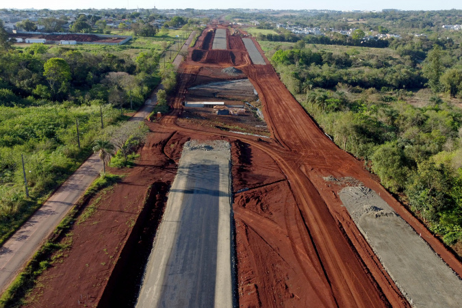 Rodovia Perimetral Leste de Foz do Iguaçu avança em setembro – Veja as atualizações da obra!