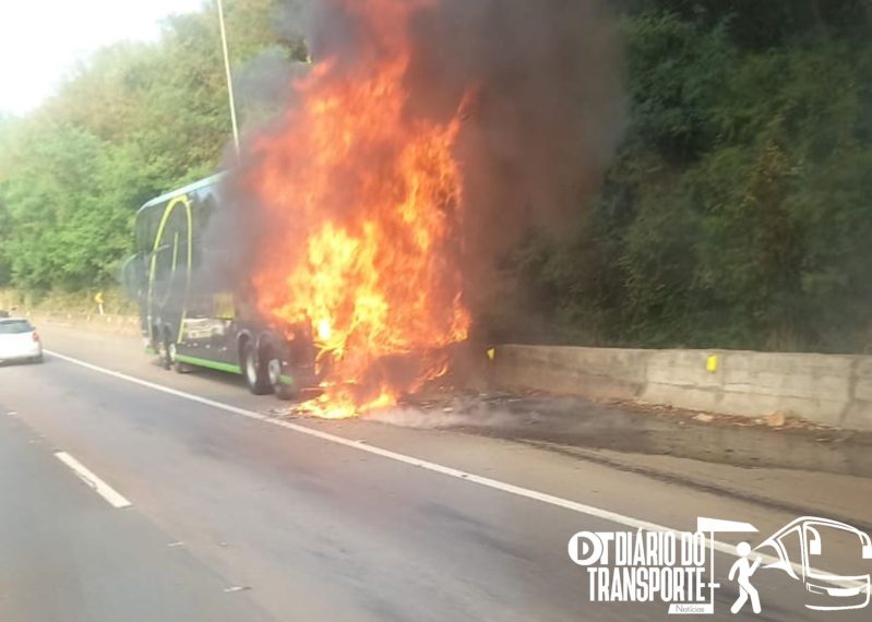 Ônibus de Dois Andares Pega Fogo na BR-277: Segundo Incidente em Um Dia! Descubra o Que Aconteceu