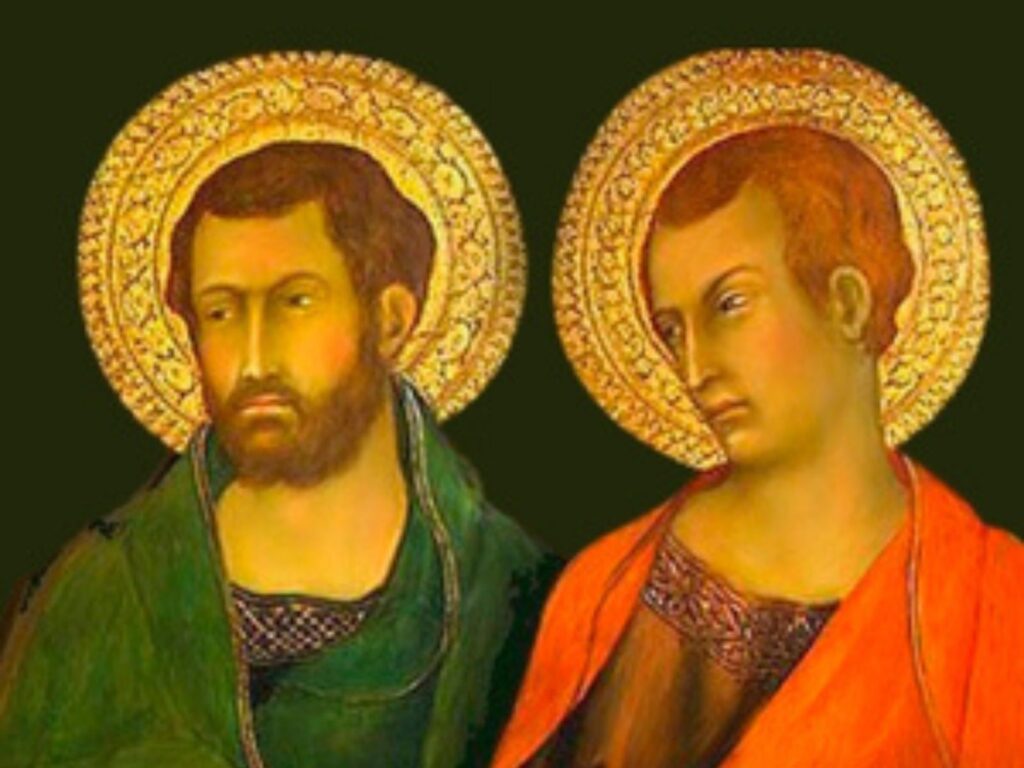 São Simão e São Judas Tadeu, os apóstolos primos de Jesus