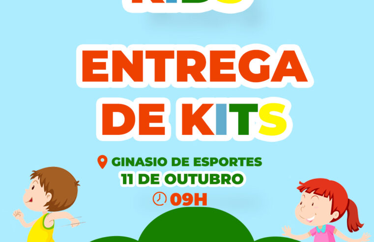 Não perca a entrega dos kits para a Corrida Kids em Guaíra