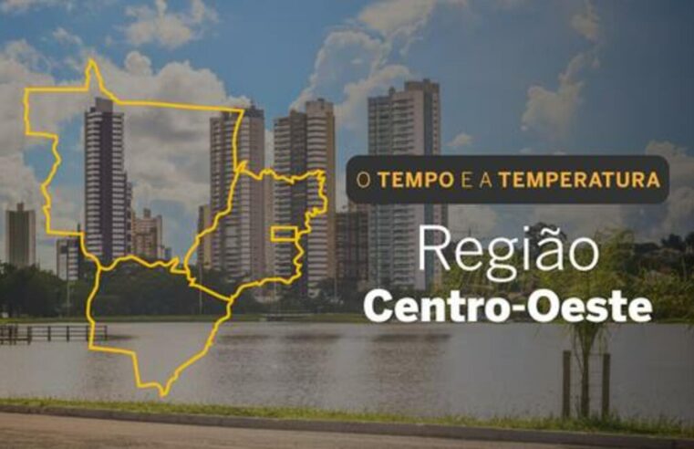 Centro-Oeste com alerta de chuvas e trovoadas intensas hoje