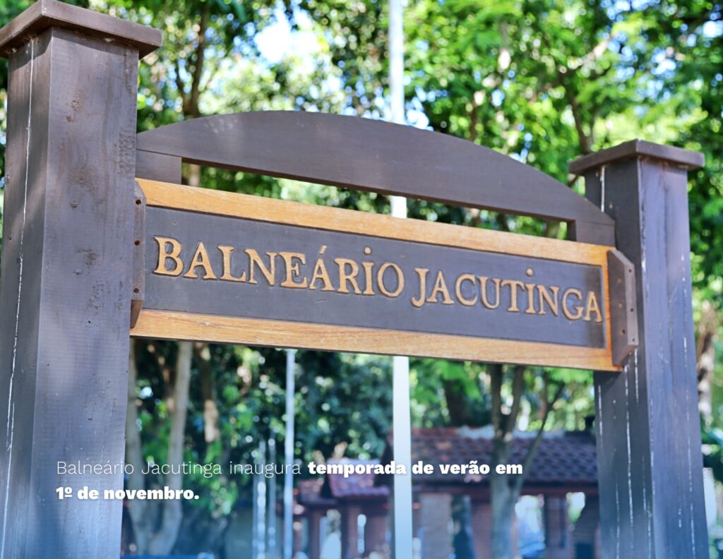 #PRAIOUBalneário Jacutinga inaugura temporada de verão em 1º de novembro.

A temporada de verão 2024/2025 no Balneário Jacutinga, em Itaipulândia, com