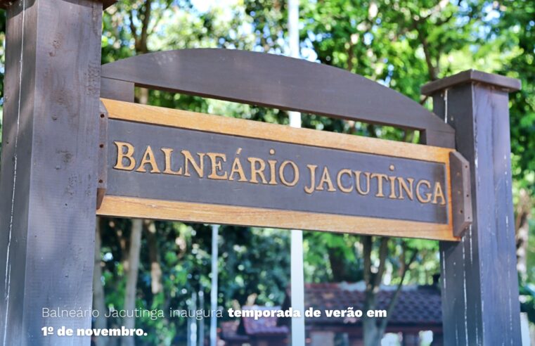 Temporada de Verão no Balneário Jacutinga começa em novembro