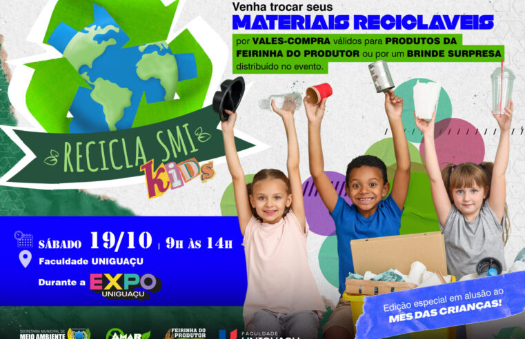 Recicla Kids em São Miguel do Iguaçu: participe neste sábado