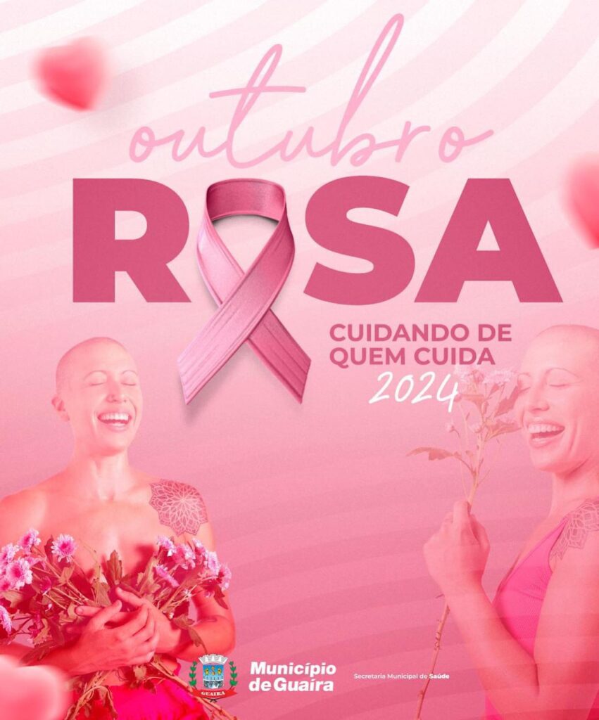 Município de Guaíra divulga programação especial para o Outubro Rosa 2024 nas Unidades de Saúde
Como parte da campanha “Outubro Rosa 2024: Cuidando de