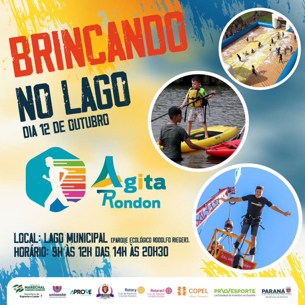 Sábado tem Brincando no Lago em Marechal Rondon

Diversas atividades compõe a programação, inclusive bungee jump

Coordenado pela prefeitura de Marech