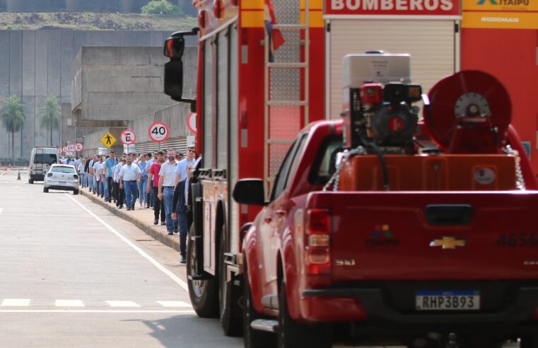 Explosão simulada na Itaipu: como foi a evacuação?