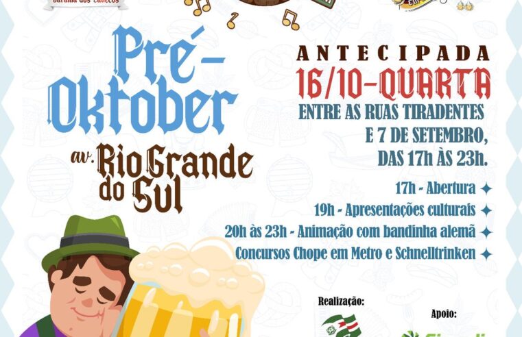 Pré-Oktoberfest Marechal Rondon: Concursos e diversão dia 16!