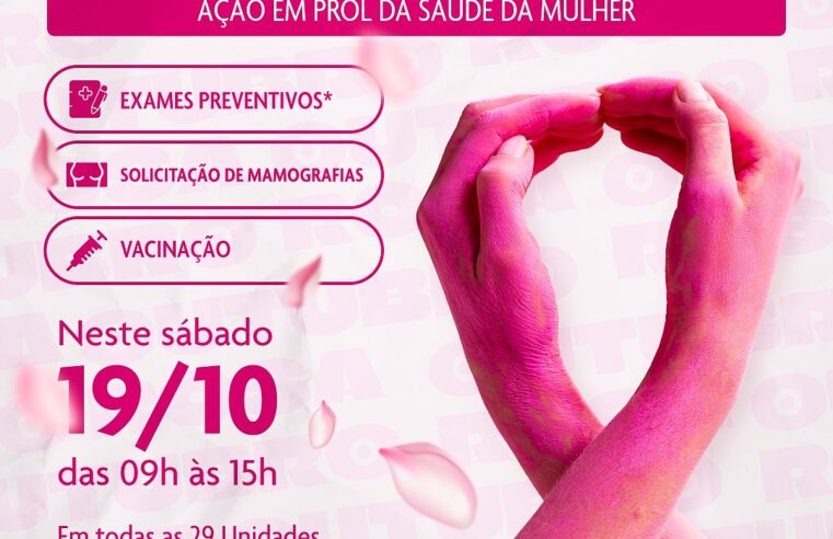 Dia D em Foz do Iguaçu: saúde feminina em foco!