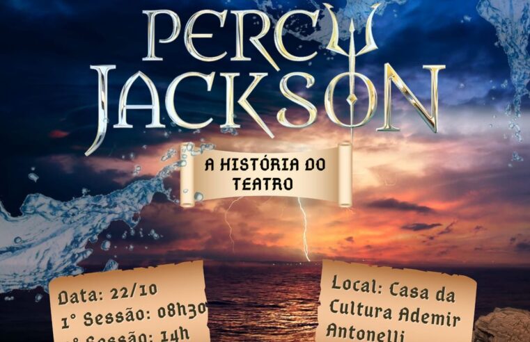 Imperdível: Percy Jackson em Terra Roxa nesta terça!