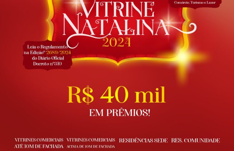 Participe do Concurso de Vitrines e Residências Natalinas