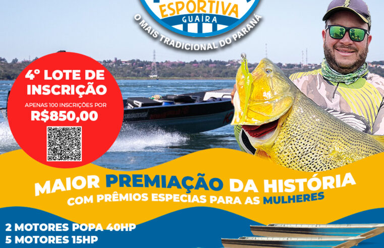 Participe do XXX Torneio Internacional de Pesca em Guaíra