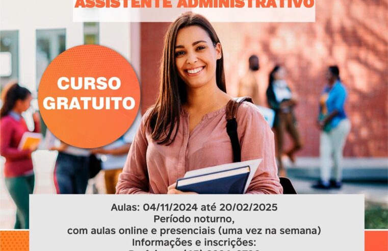 Curso Gratuito de Assistente Administrativo em Marechal