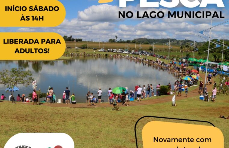 Pesca Liberada no Lago Municipal de Missal neste Fim de Semana