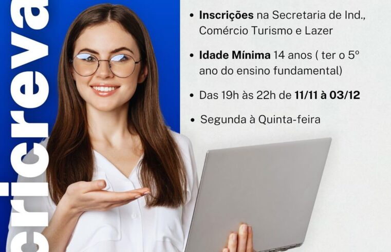 Inscreva-se no Curso de Micro com Internet em Itaipulândia