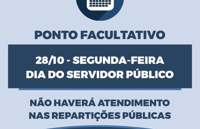 Ponto facultativo altera serviços públicos em Santa Terezinha