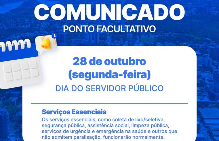 Ponto facultativo altera serviços em Foz do Iguaçu nesta segunda