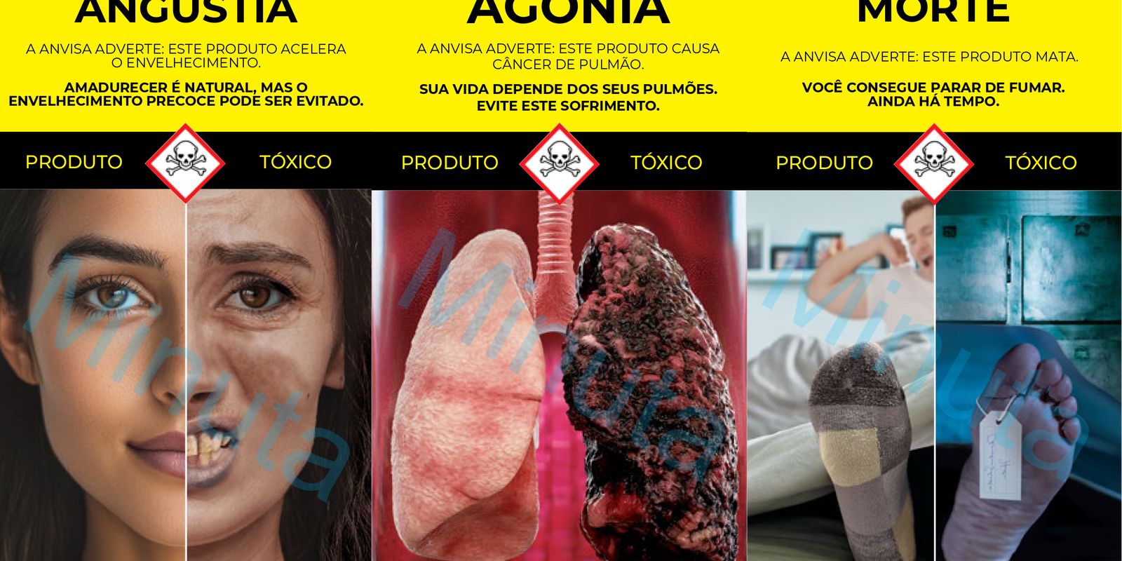 Novas Imagens de Advertência em Produtos do Tabaco