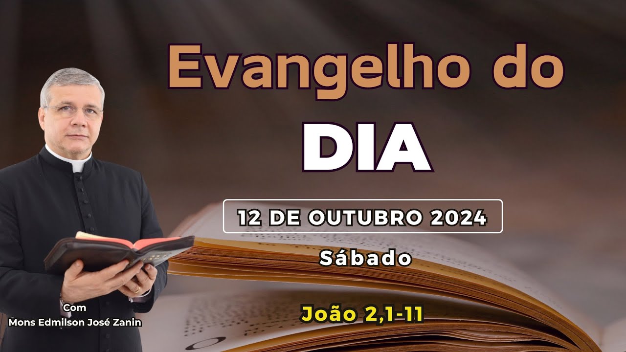 Evangelho do dia: mensagem poderosa para 12 de outubro