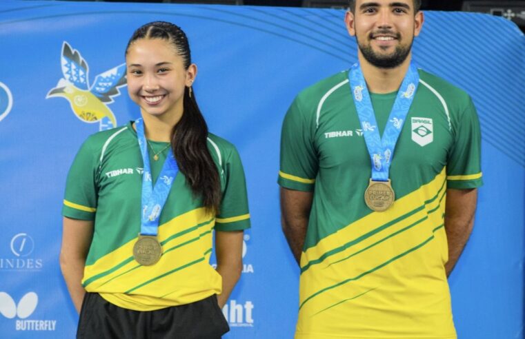 Giulia Takahashi e Guilherme Teodoro vencem final épica no Pan