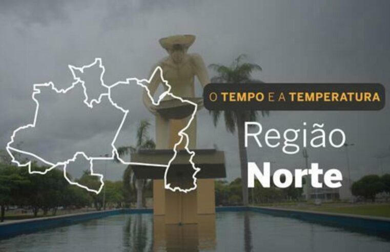 Inmet alerta para chuvas intensas na região Norte nesta segunda