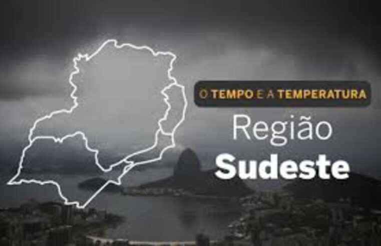 Previsão do tempo: sexta-feira com chuvas e trovoadas no Sudeste