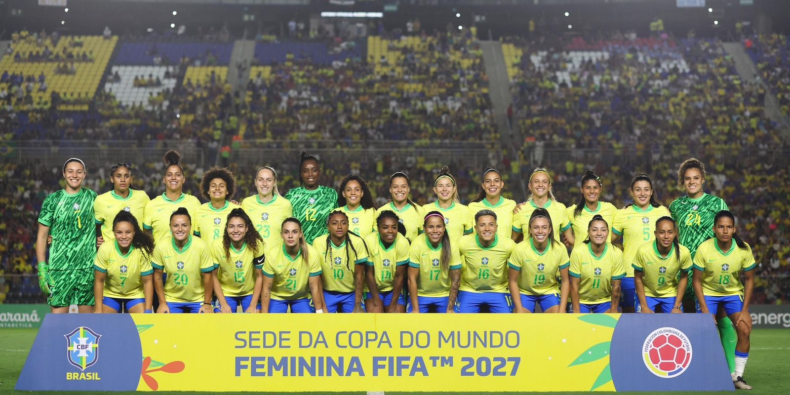 Seleção Feminina encara Colômbia em amistoso decisivo hoje